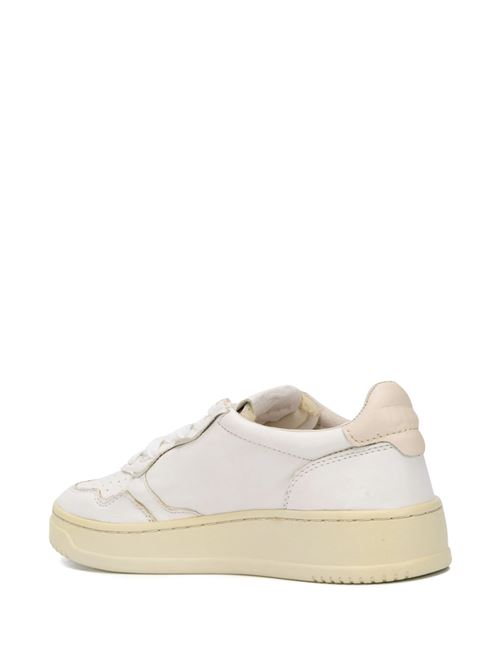 Perforated leather sneakers AUTRY | AULWGG04GOAT WHITE